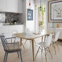variante d'un appartement de style lumineux dans une image de style scandinave