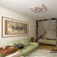 l'idée d'une chambre d'enfants de style lumineux de 18 m² photo