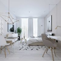 version du style insolite de l'appartement dans le style scandinave photo