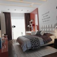 idée d'un beau décor de chambre pour une photo de jeune homme