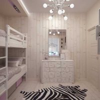 version du décor insolite d'une chambre d'enfant pour fille photo de 12 m²