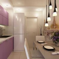 exemple d'un décor de cuisine insolite photo de 9 m²