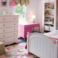 version du style lumineux d'une chambre pour une fille dans une image de style moderne
