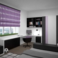 idée d'un décor de chambre lumineux pour une photo de jeune homme