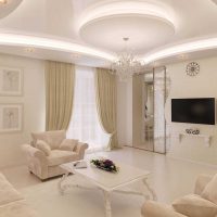 l'idée d'une combinaison inhabituelle de beige dans le décor de la pièce