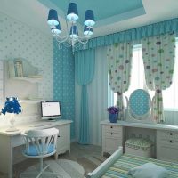 l'idée d'appliquer une couleur bleue intéressante dans le style d'une image de maison