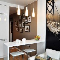 possibilité d'utiliser une photo de décor de cuisine clair