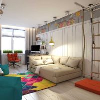 idée de décor de chambre insolite pour un jeune homme photo