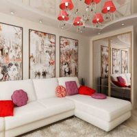 l'idée d'un salon intérieur atypique chambre à coucher 20 m² photo