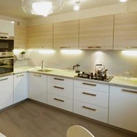 l'idée d'un beau style de cuisine photo de 9 m2