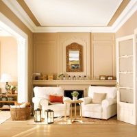 l'idée d'une belle combinaison de couleurs dans la conception d'une photo d'appartement moderne