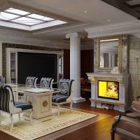 l'idée d'une maison de style lumière dans la photo de style romance