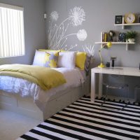 version du décor insolite d'une chambre pour une fille dans une photo de style moderne