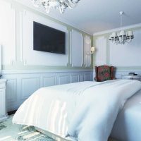option d'un beau style d'une chambre de 18 m² photo