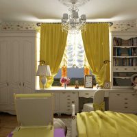 l'idée d'une belle pièce intérieure pour une fille photo 12 m²