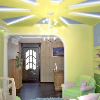 option de design lumineux pour une petite salle de photo