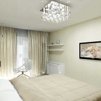 l'idée d'une combinaison intéressante de beige à l'intérieur de la photo de l'appartement