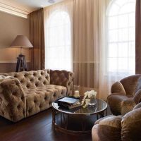 variante d'une combinaison inhabituelle de couleurs à l'intérieur d'un appartement moderne picture