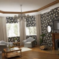 idée d'un beau salon de style dans une maison privée photo