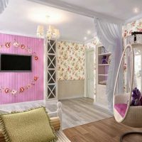 l'idée d'un beau décor de chambre pour une fille dans une photo de style moderne