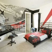 option chambre lumineuse pour un jeune homme photo