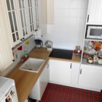 diseño del área de trabajo de la cocina 5 metros cuadrados