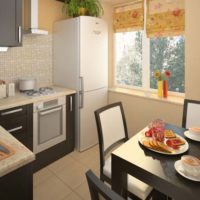 diseño de una esquina pequeña cocina 5 metros cuadrados