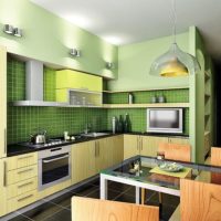 éclairage de cuisine photo 6 mètres carrés