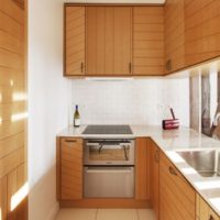 Cocina de diseño en forma de L de 5 metros cuadrados
