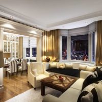 salon et salle a manger art deco