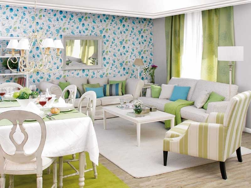 salon salle à manger dans l'appartement