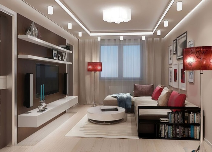 accents lumineux dans le salon