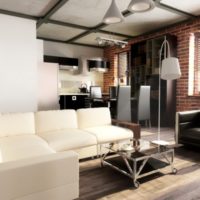 conception de salon loft