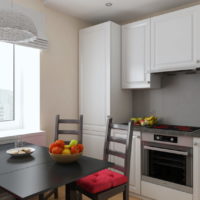 intérieur de cuisine 6 mètres carrés