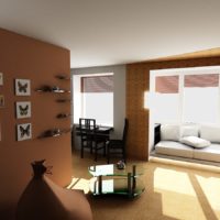 apartamento de una habitación con balcón