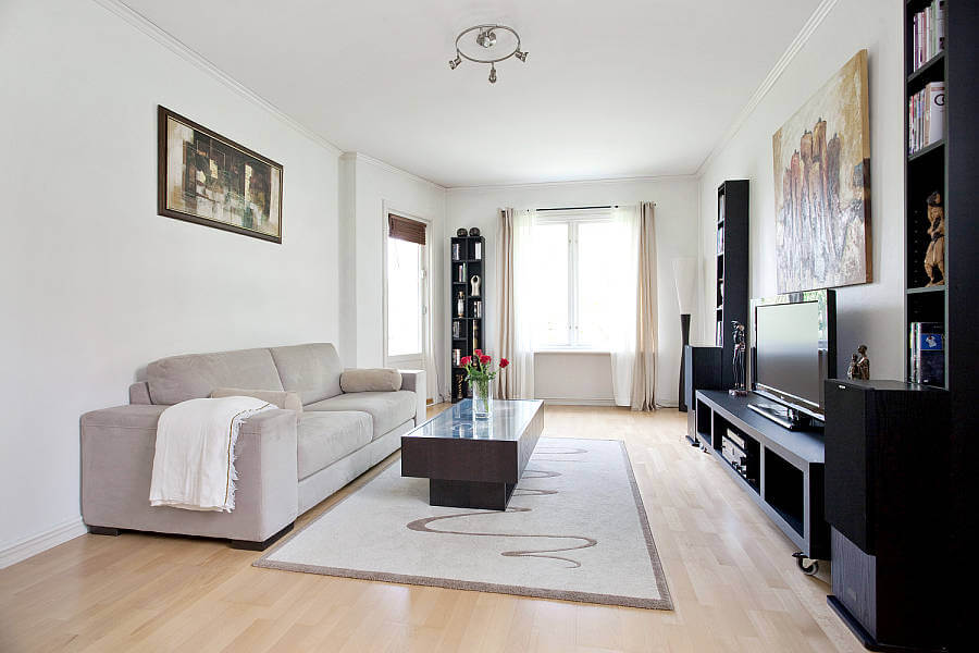 intérieur du salon branché