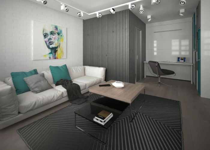 minimalisme dans le salon