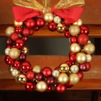 guirlande de noël de boules