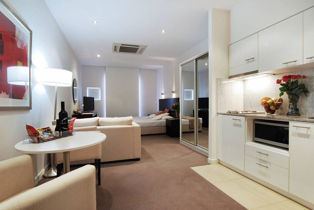 iluminación del apartamento