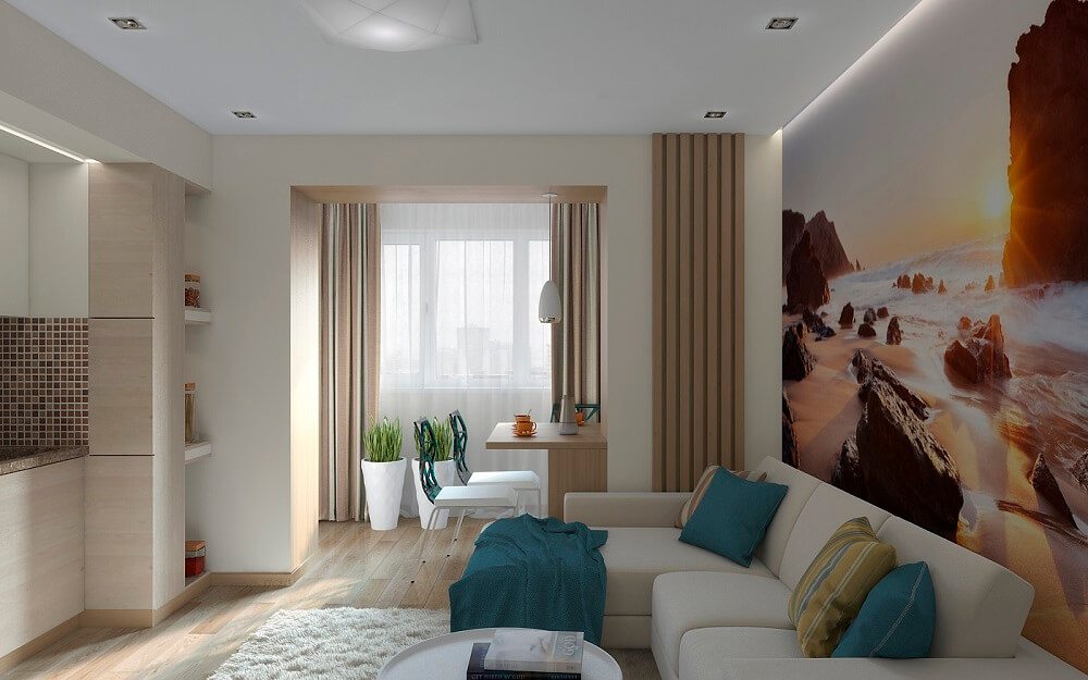 diseño de apartamentos de una habitación