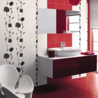 carrelage dans la salle de bain