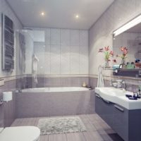 décoration murale de salle de bain