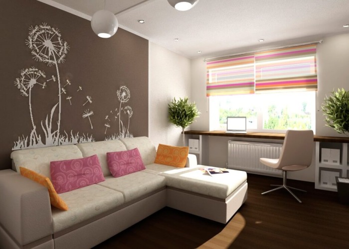 meubles dans un petit salon