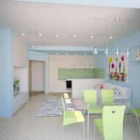 intérieur d'un petit salon
