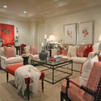 design confortable d'un petit salon