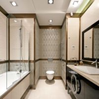 salle de bain dans l'appartement