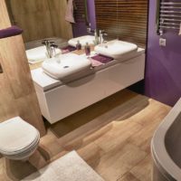 style de salle de bain de pointe