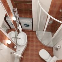 combinaison d'une salle de bain avec toilettes