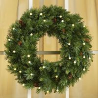 Guirlande de Noël avec guirlande