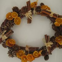Guirlande de Noël avec décor